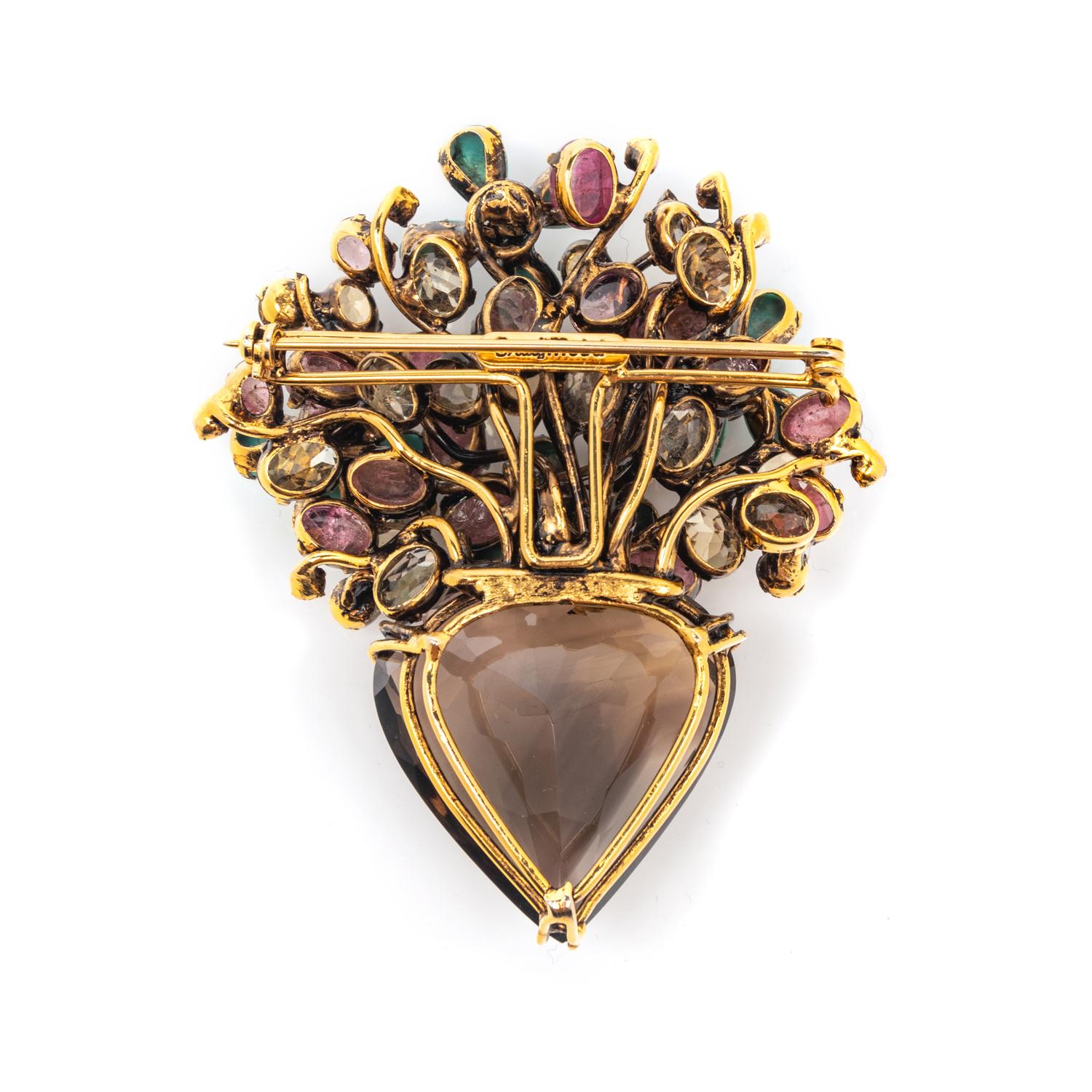 Iradj Moini Multigem Brooch