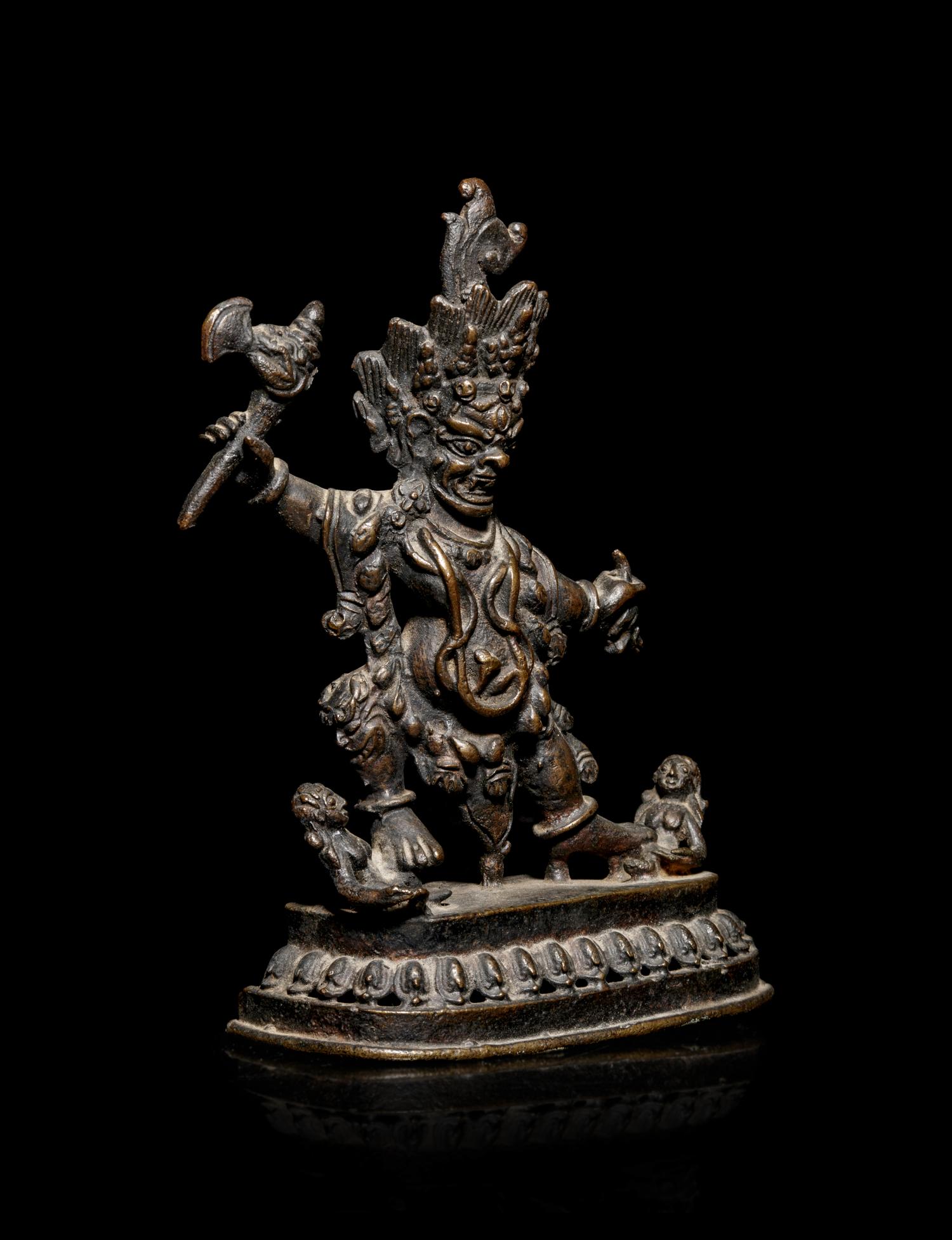 A Tibetan Bronze Figure of a Bodhisattva