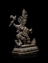 A Tibetan Bronze Figure of a Bodhisattva
