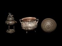 Nine Chinese Bronze Incense Wares