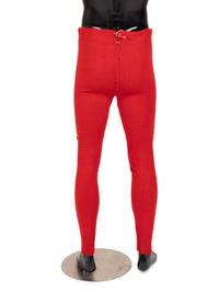 Two Men's Items: One Over Coat, One pair of Red Knit Underwear, 1890