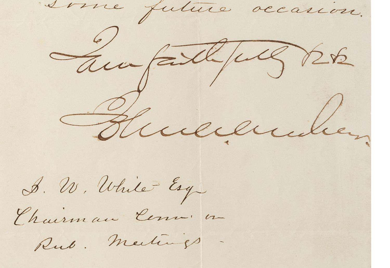 [LAW]. Autographs and documents related to prominent jurists, including:
