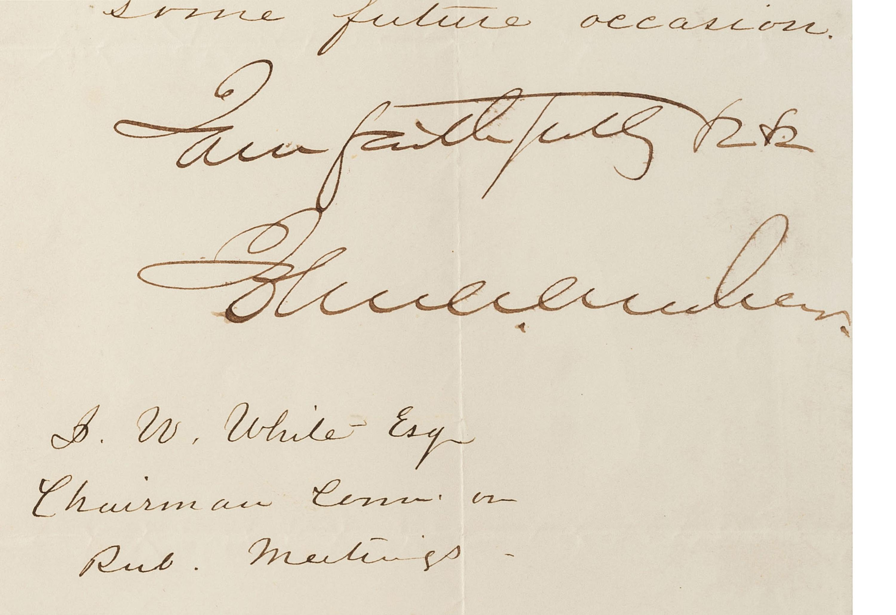 [LAW]. Autographs and documents related to prominent jurists, including: