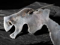 Taxco Sterling Silver Squirrel and Grape Cluster Pins / Brooches