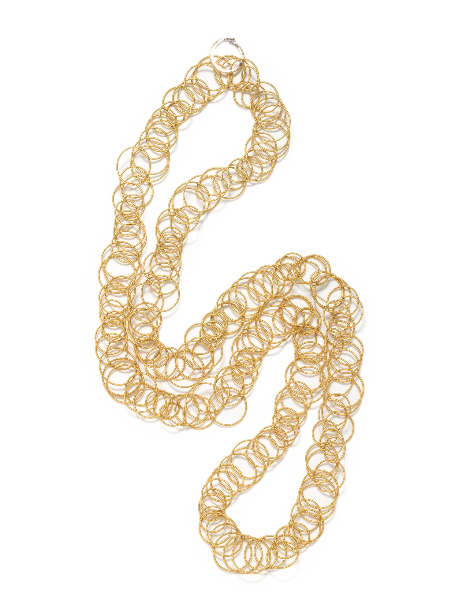 BUCCELLATI, YELLOW GOLD 'HAWAII' NECKLACE