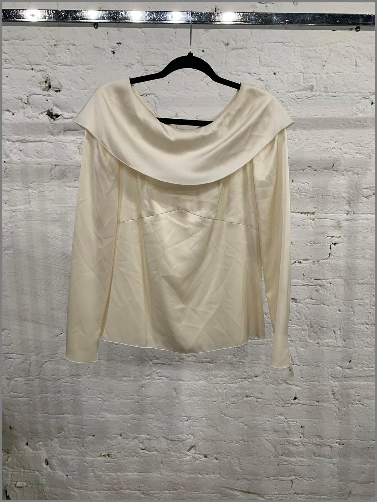 Chanel Silk Satin Blouse, Fall 2001