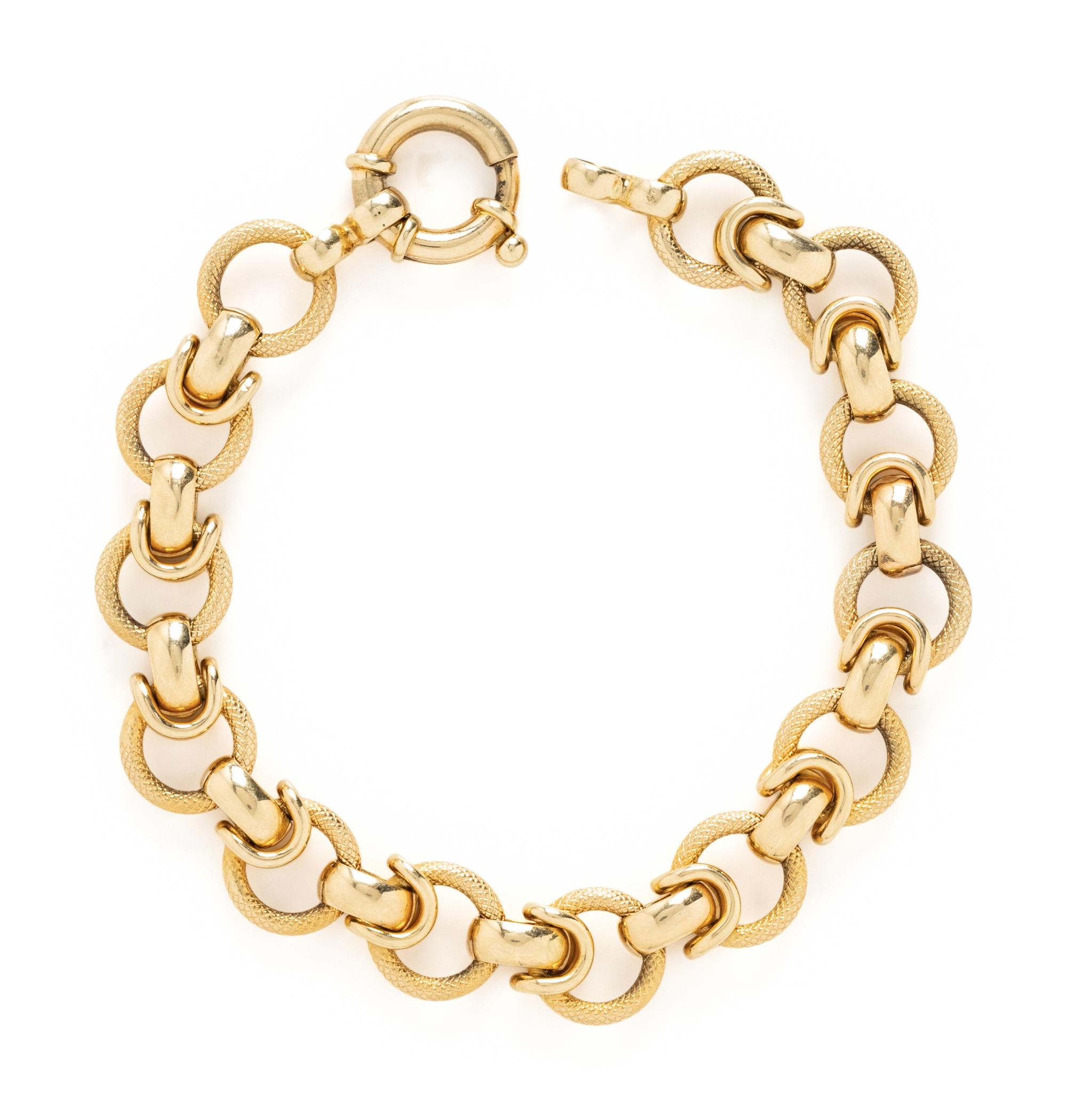 YELLOW GOLD BRACELET