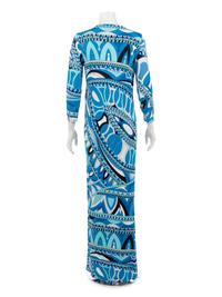 Emilio Pucci Geometric Print Knit Dress