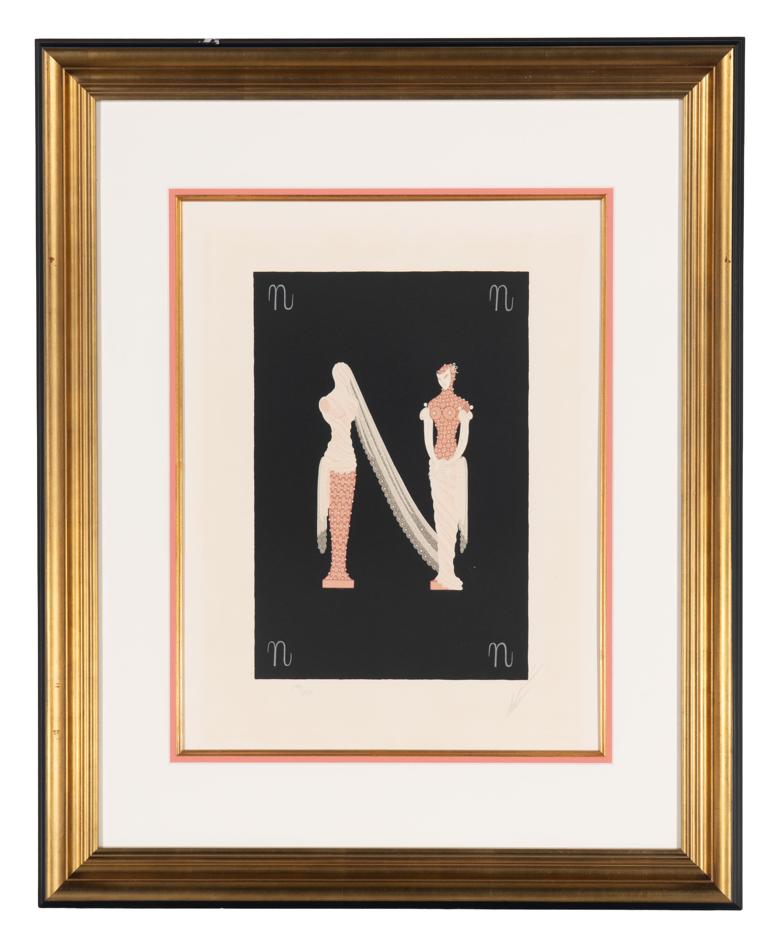 Six Alphabet Lithographs