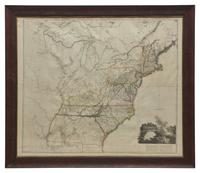 A Map of the United States of North America Drawn from a number of Critical Researches