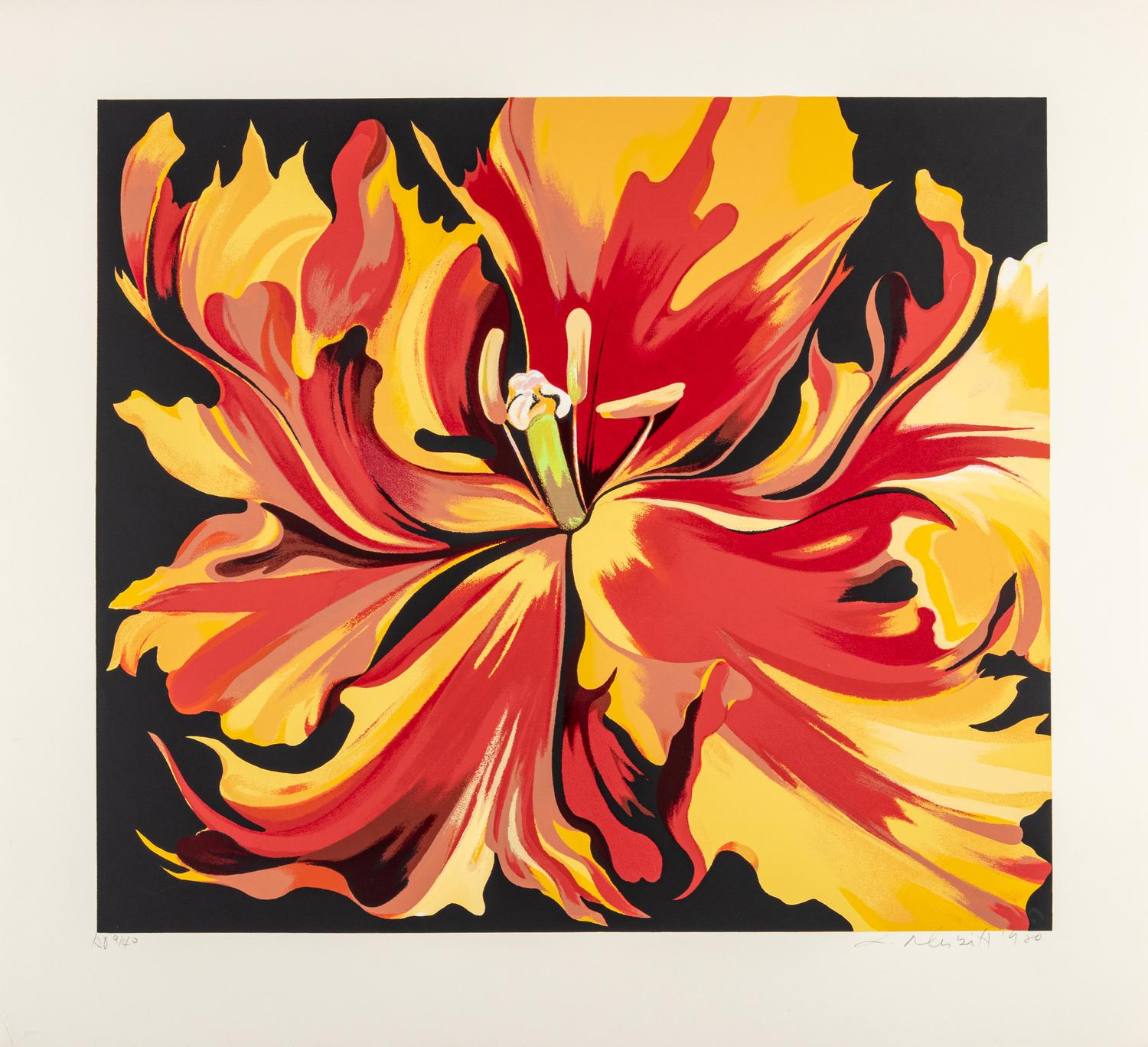 Eight prints (with portfolio case), 1980-1985