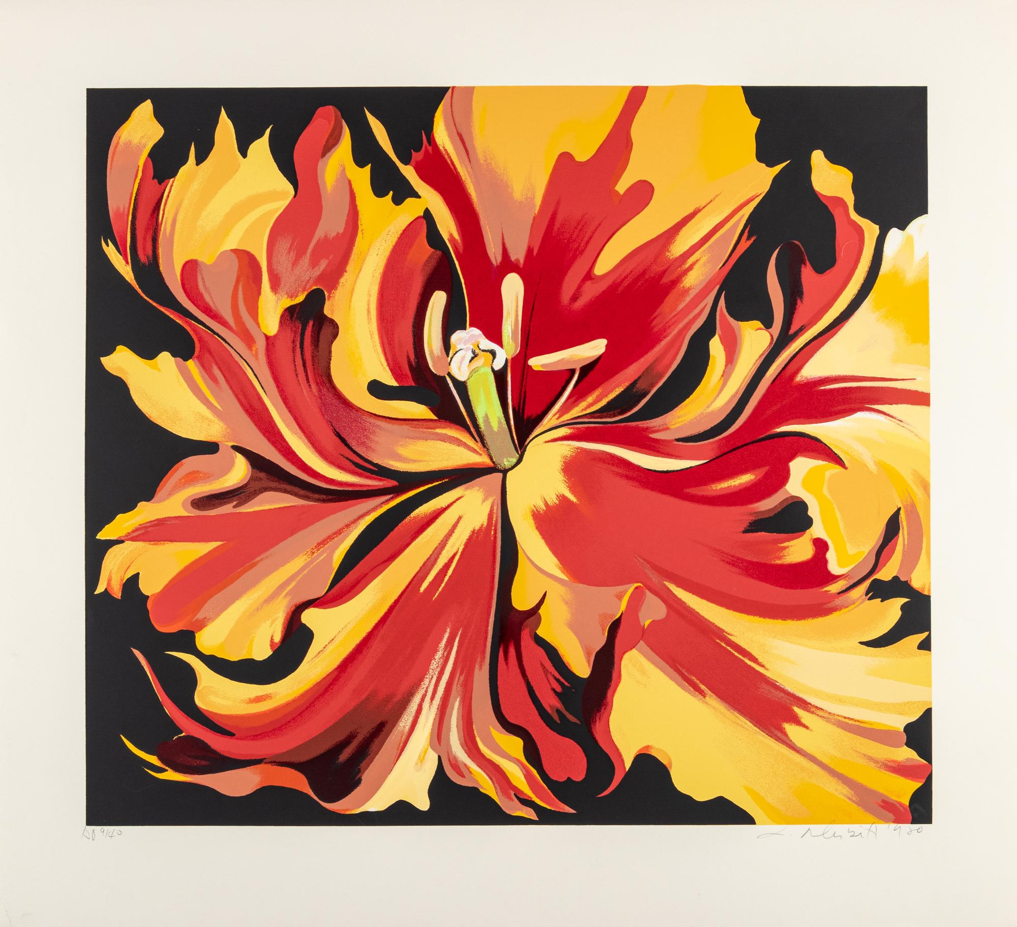 Eight prints (with portfolio case), 1980-1985