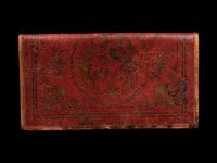A Chinese Red Lacquered Document Folder