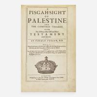 [Travel & Exploration] Fuller, Thomas A Pisgah-Sight of Palestine and the Confines Thereof, with the History of the Old and New Testament acted thereon
