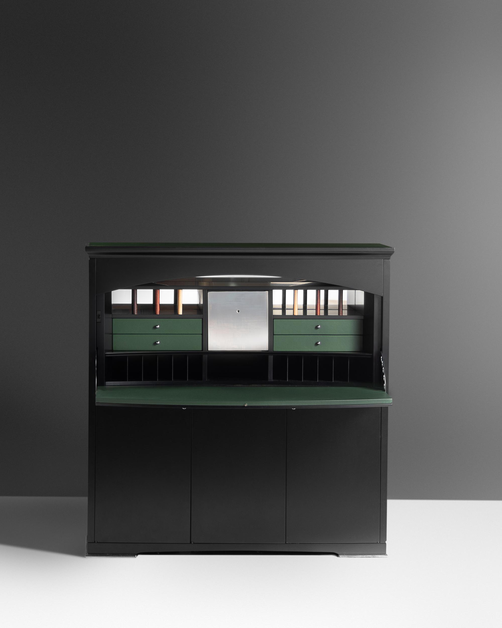 Drop-Front Desk, Tecno, Italy