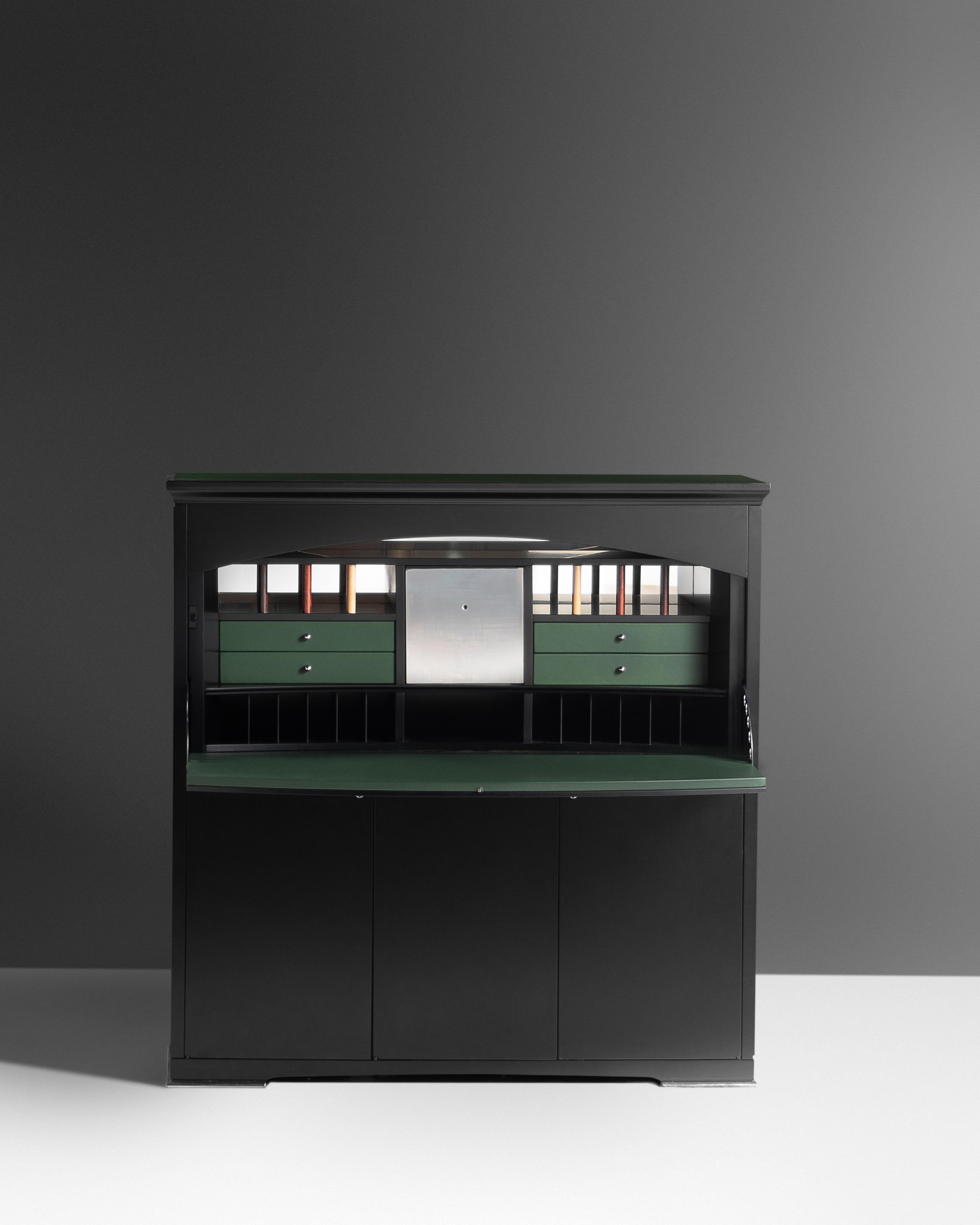 Drop-Front Desk, Tecno, Italy