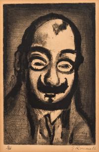Georges Rouault, (French, 1871-1958), Le Politicard (from Reincarnations du Pere Ubu), 1928