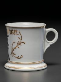 A Surveyor's Porcelain Occupational Shaving Mug