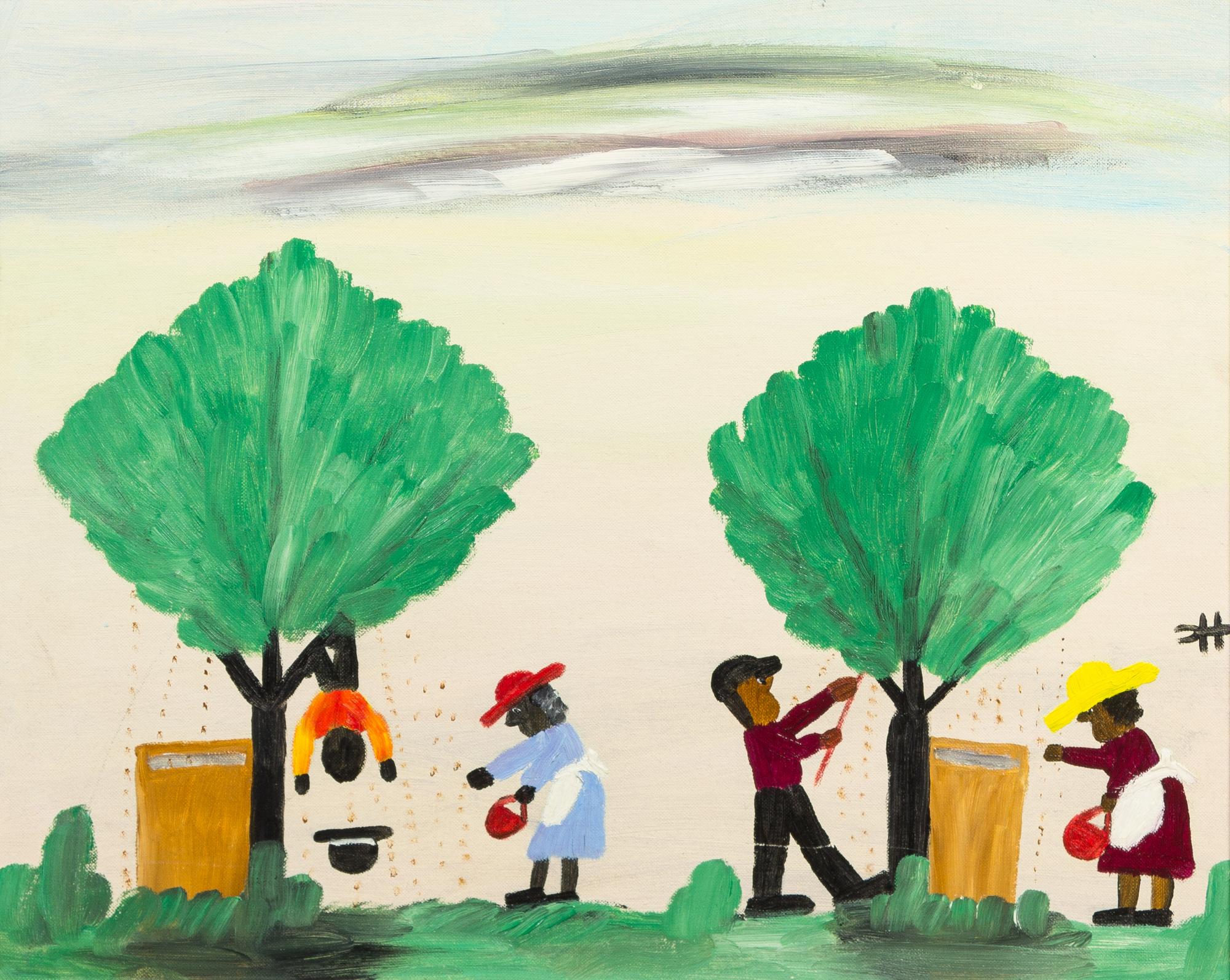 Clementine Hunter, (American, 1886-1988), Untitled (Gardening)