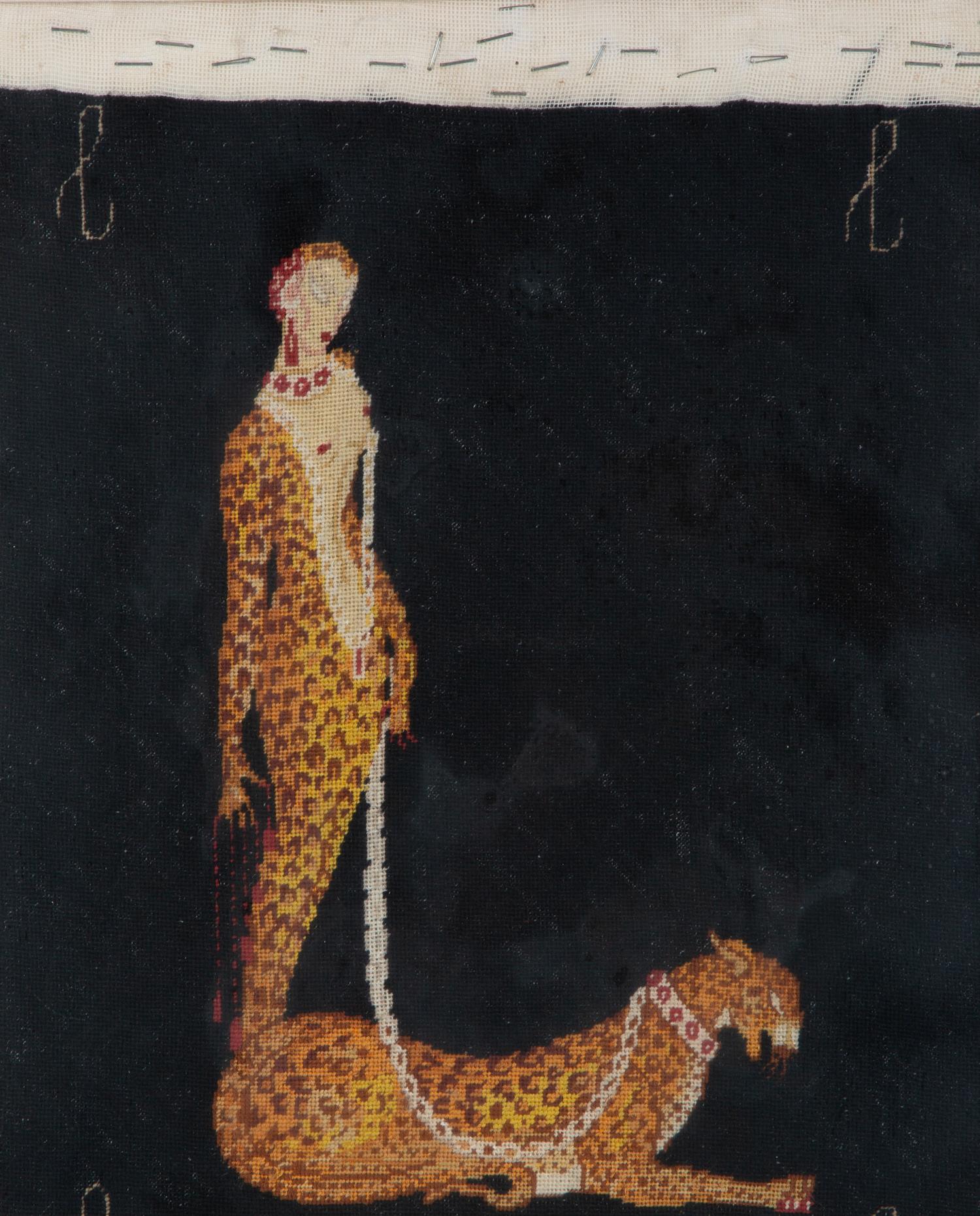 Alphabet Needlework after Erte (L & M)