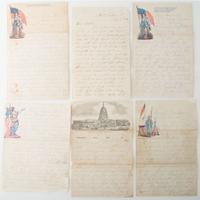 Private Robert S. Beckwith, 1st New Jersey Infantry, DOW 2nd Bull Run, Civil War Archive Featuring Sixth Plate Tintype and Correspondence