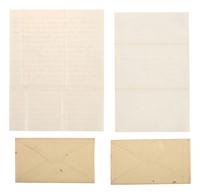 [CIVIL WAR]. A collection of 30 letters associated with West Point Cadet and 2nd Lieutenant Martin Van Buren Lewis, 8th US Infantry, and his wife. 1857 -1863.