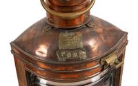 A Pair of Copper Ship Lanterns