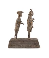 Two Indian Bronze Groups