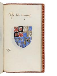 REVEREND WILLIAM JOHN LOFTIE (born 25 July 1839, Tandragee, County Armagh, Ireland; died 16 June 1911) A Roll of the Baronies by Writ of Summons in the Peerage of England, in English, illuminated manuscript on parchment [England, c. 1875]
