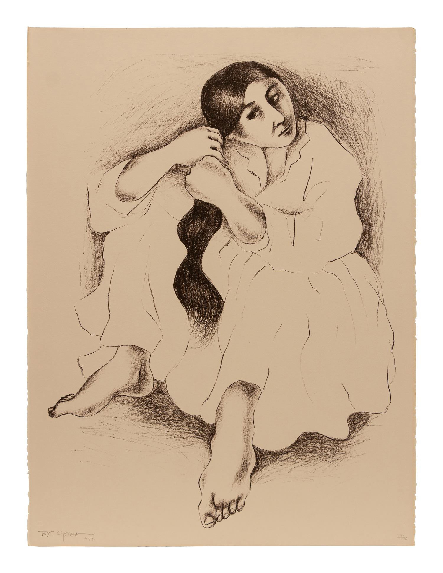 Complete Portfolio of Five Prints , Homage to Navajo Women , edition 23/70