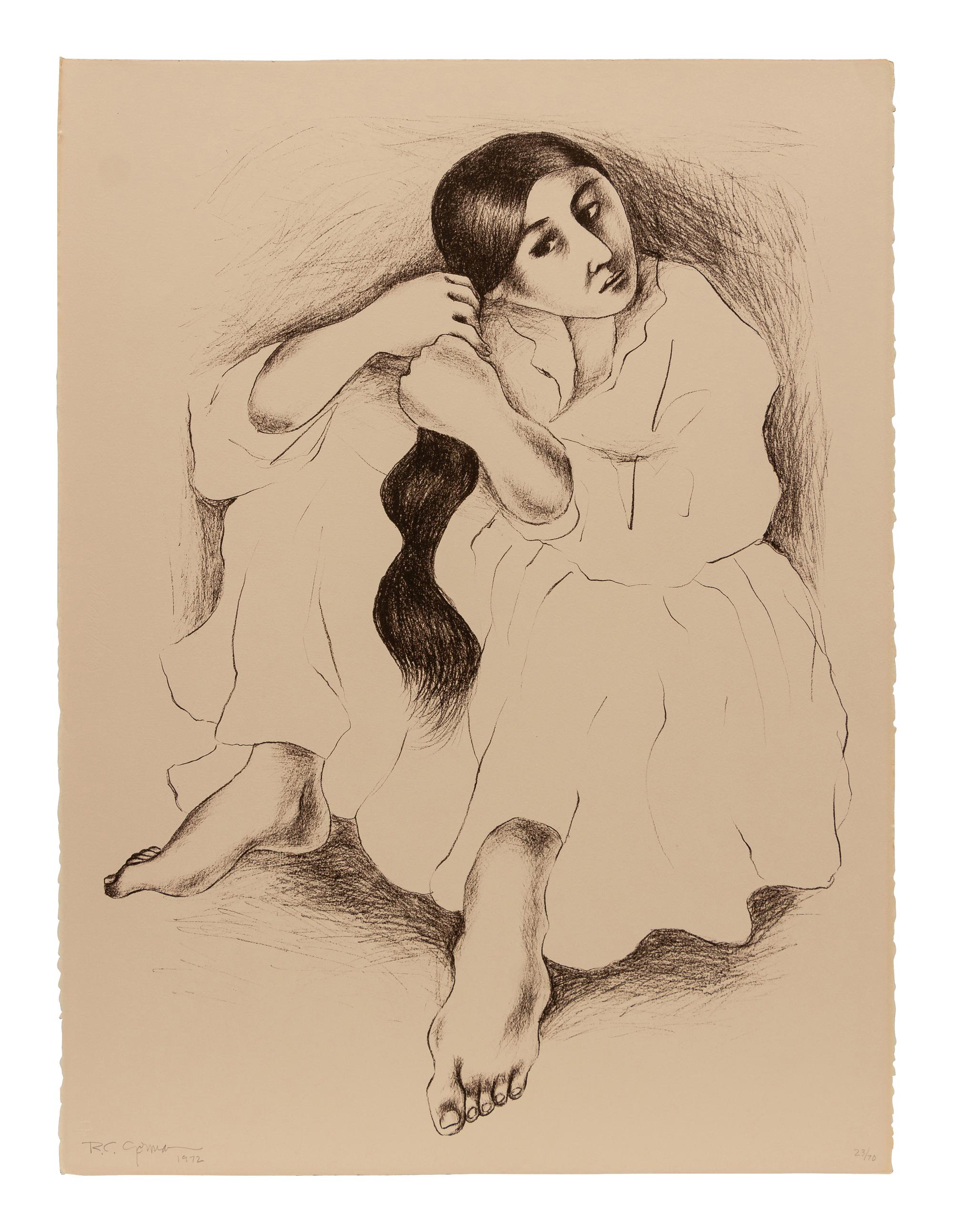 Complete Portfolio of Five Prints , Homage to Navajo Women , edition 23/70