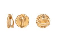 COLLECTION OF YELLOW GOLD AND MABÉ CULTURED PEARL JEWELRY
