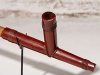 Plains Catlinite Pipe Bowl with Stem