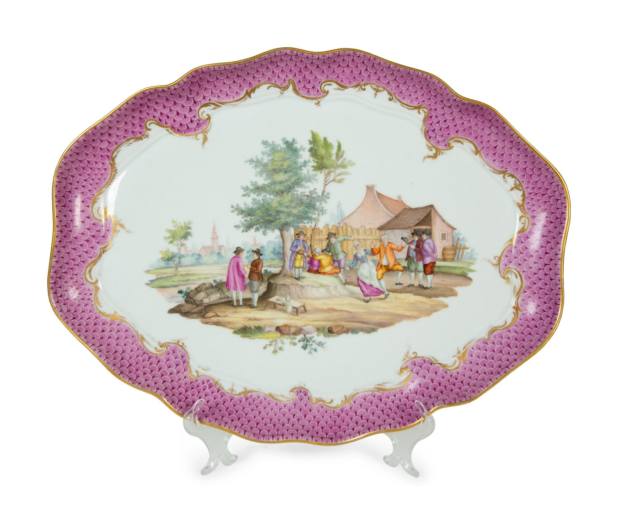 A Meissen Porcelain Tray — 20TH CENTURY