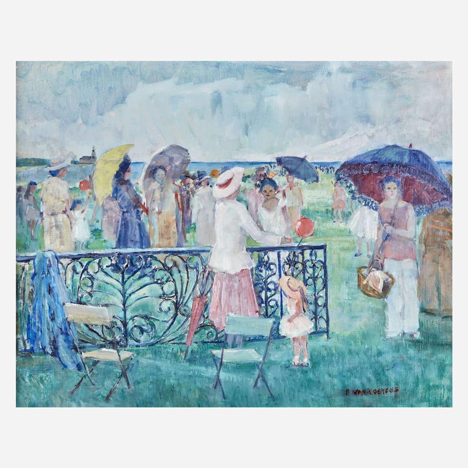 Paulette Victorine J. Van Roekens (American, 1896–1988) Beyond the Terrace