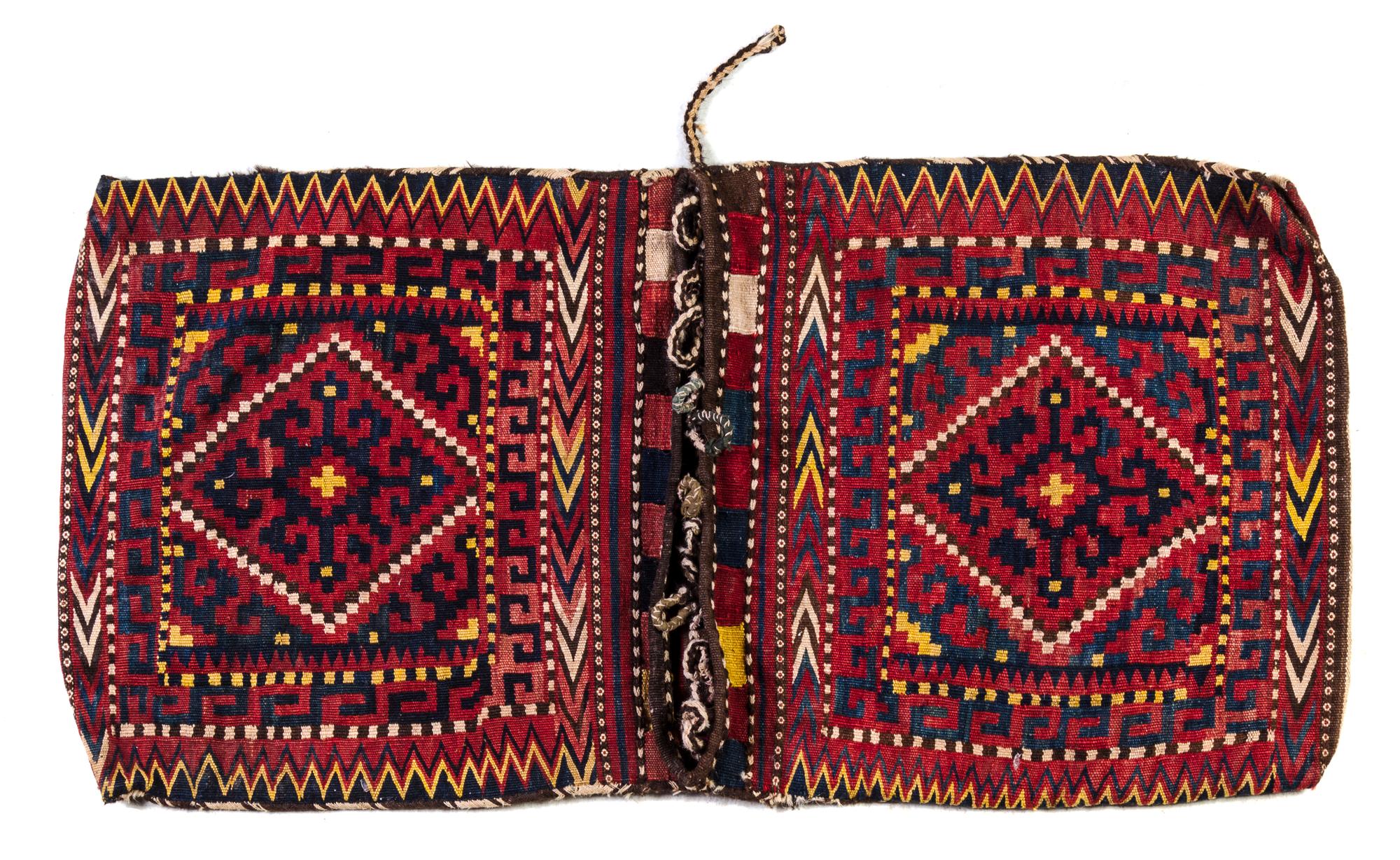 A Kilim Wool Rug Dimensions of rug 9 feet 8 inches x 6 feet 1 inch.
