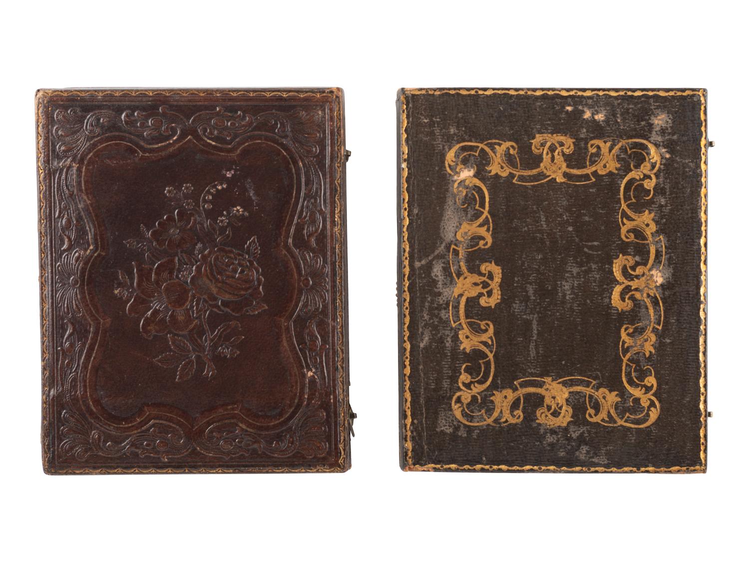 [EARLY PHOTOGRAPHY]. A group of 10 daguerreotypes of pairs of children and young adults, including: