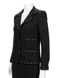 Chanel Embellished Wool Tweed Two-Piece Skirt Suit, Fall 2005