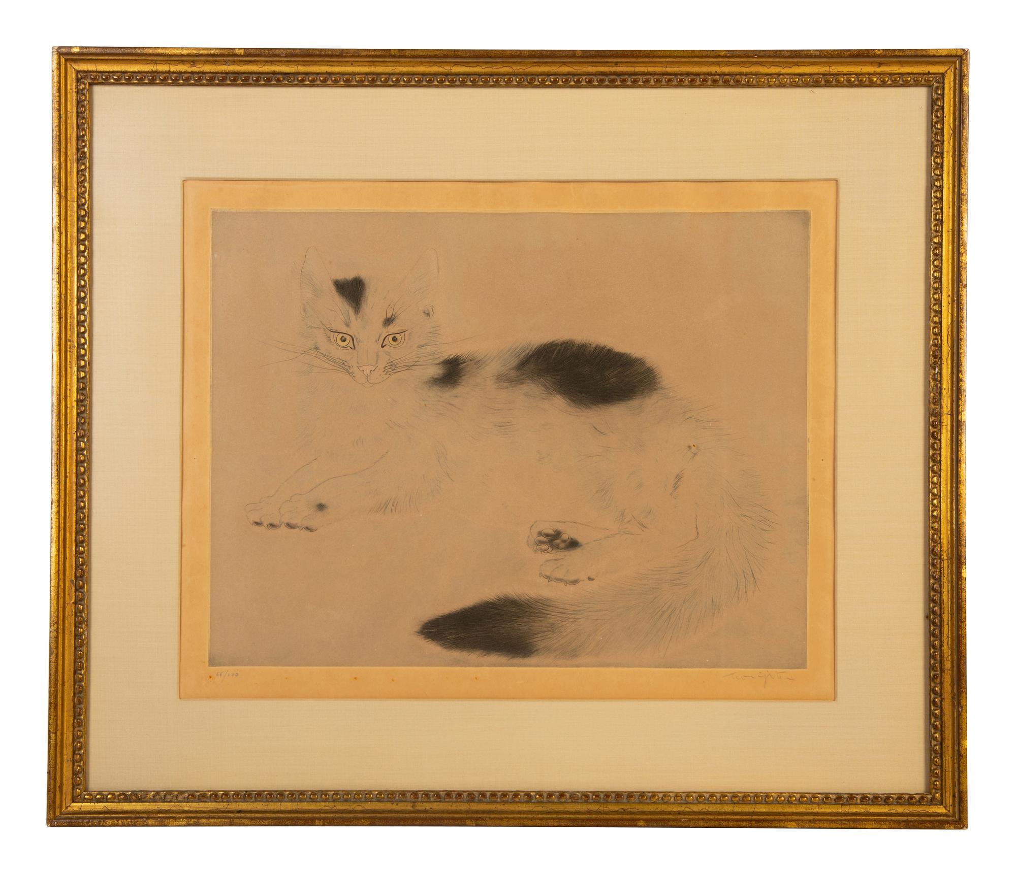 Chat Couché (from Les Chats ) [Buisson, C30.136.G] — Circa 1930