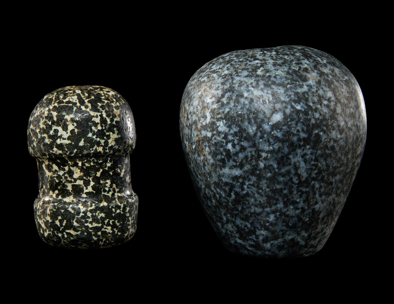 An Egyptian Diorite Pestle and Mace Head
