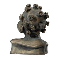 [African Americana] Bust Sculpture of a African American Female Subject