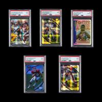 A Collection of Assorted PSA Graded 1997 Refractor Football Cards