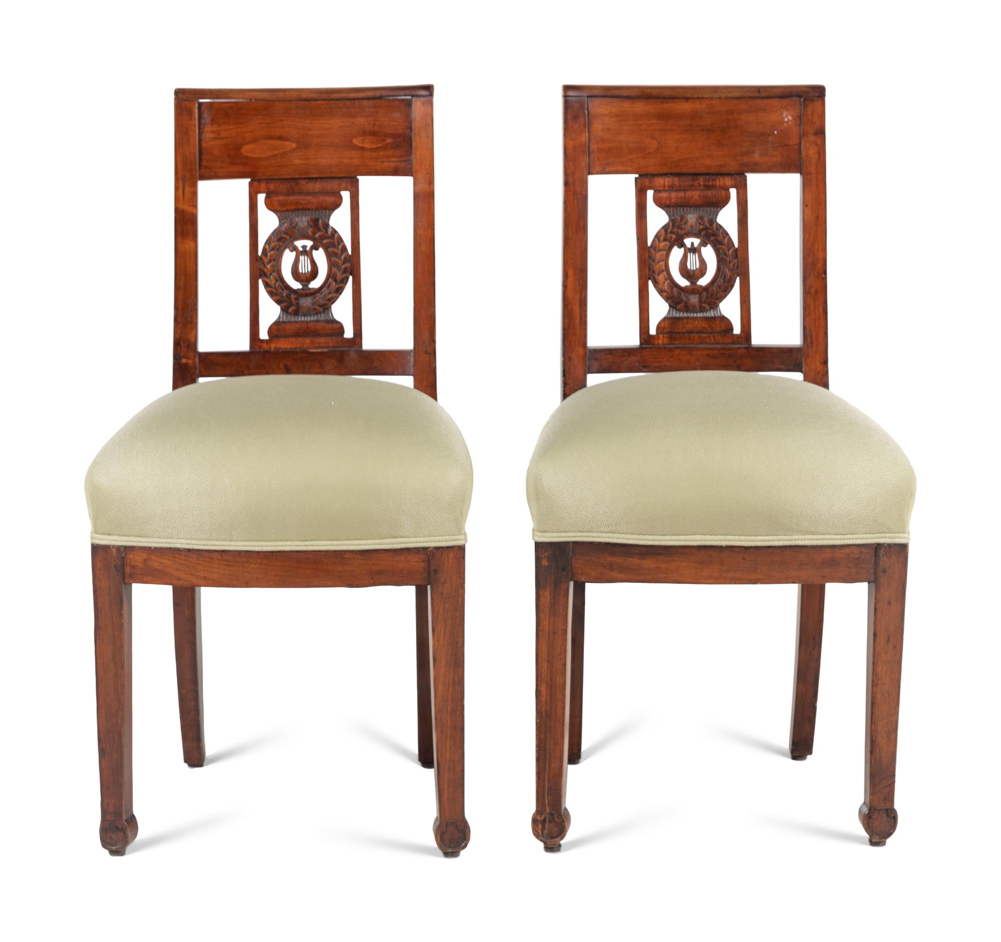 A Pair of Side Chairs