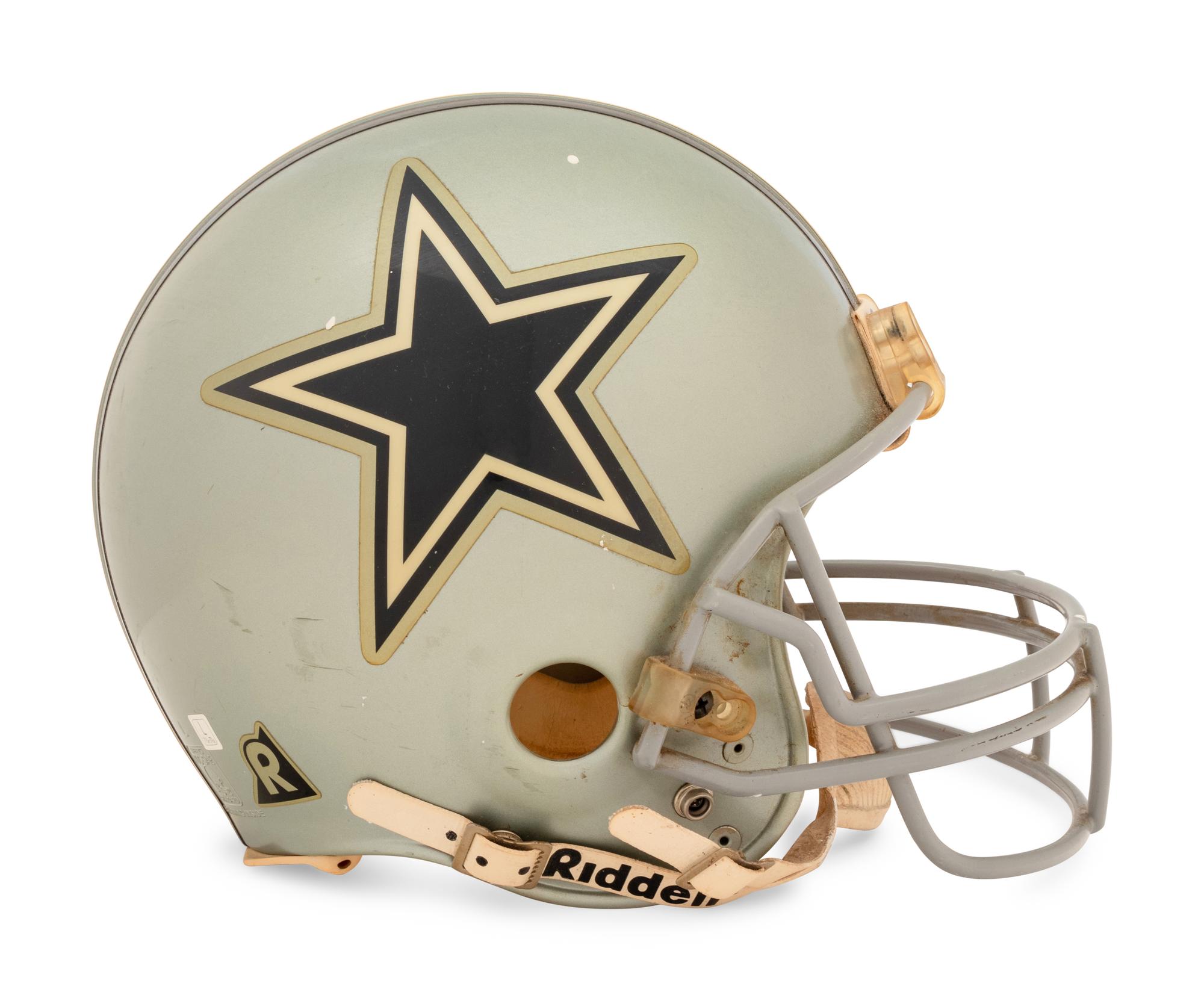 A Riddell Dallas Cowboys Helmet Formerly Displayed at Mike Ditka’s Restaurant.
