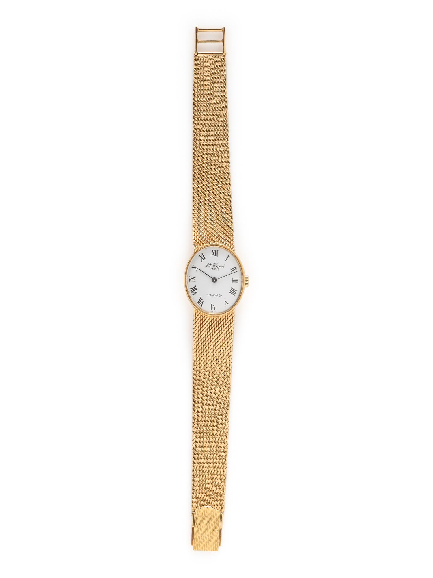 TIFFANY & CO., CHOPARD, YELLOW GOLD WATCH