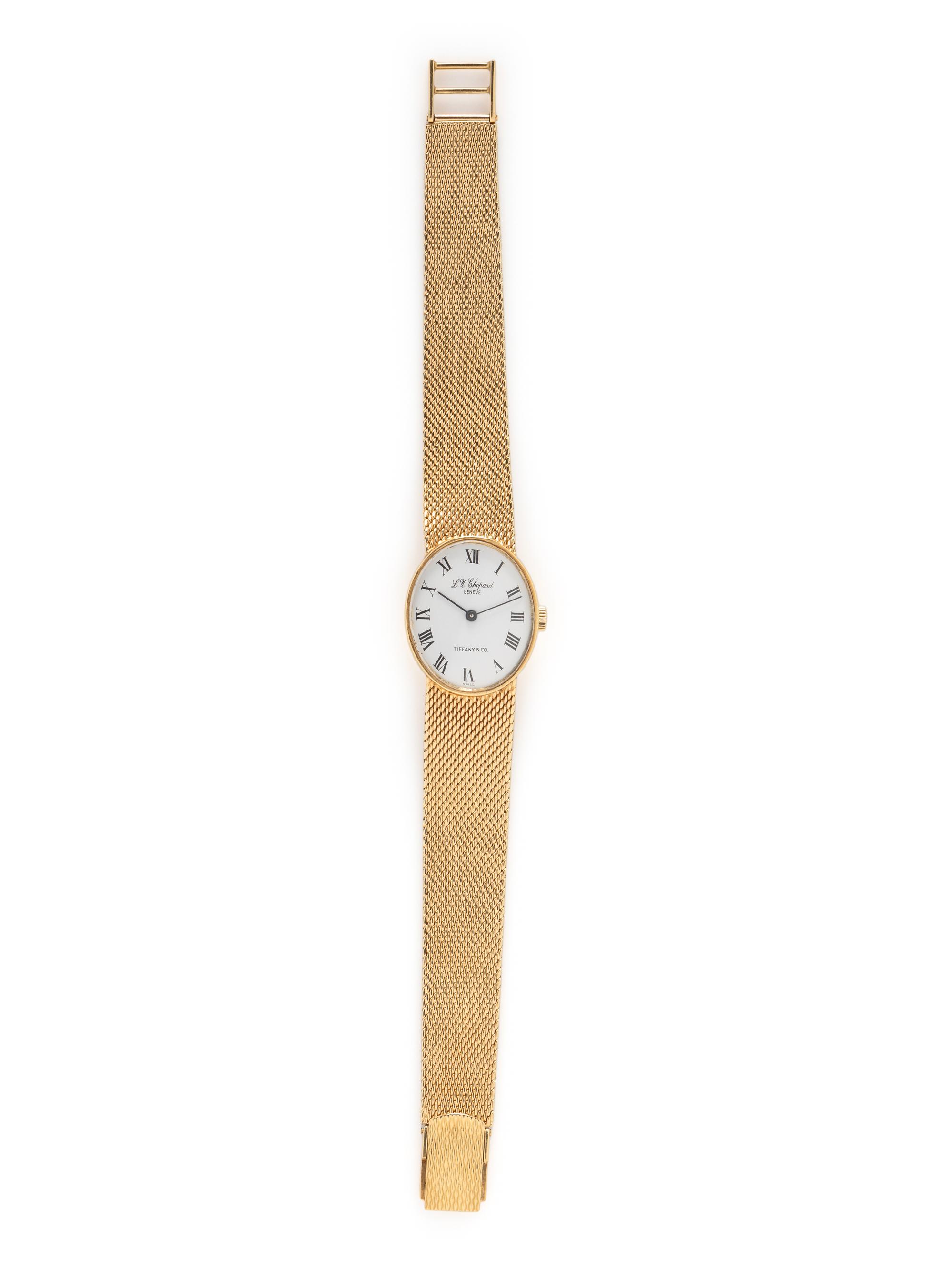 TIFFANY & CO., CHOPARD, YELLOW GOLD WATCH