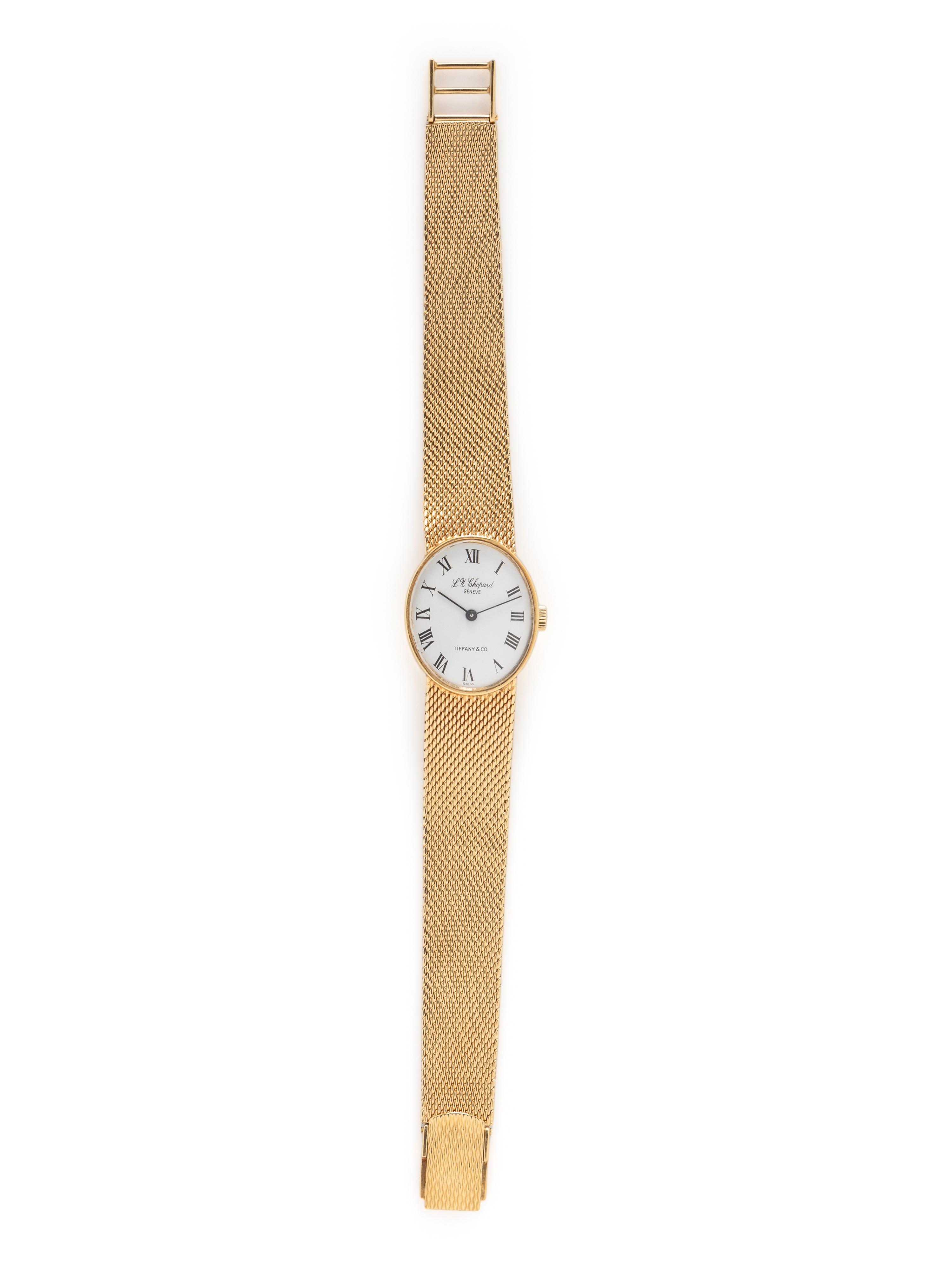 TIFFANY & CO., CHOPARD, YELLOW GOLD WATCH