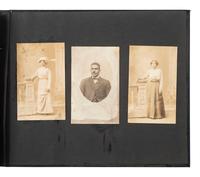 [EARLY PHOTOGRAPHY]. Album containing photos of a multi-generational African American family in Washington, DC. Ca early-to-mid 20th Century.