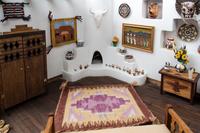 A Southwestern Style Room Box Height 9 1/2 x width 24 3/8 x depth 16 1/2 inches. — Various Makers