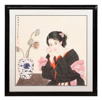 A Chinese Ink and Color Painting on Paper (20th Century)